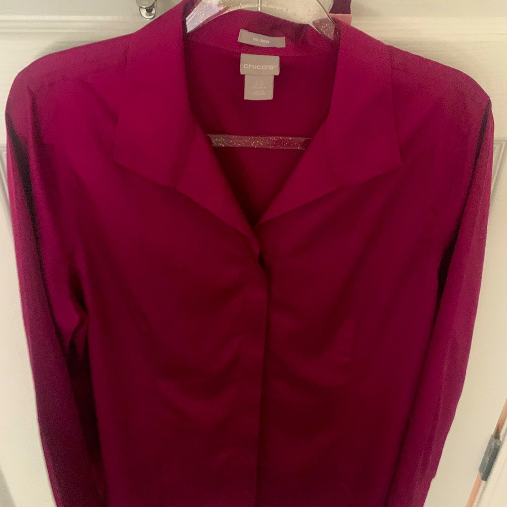 Chicos magenta blouse
